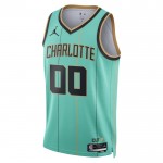Maillot NBA Charlotte Hornets Personnalisable Jordan 2024-25 City Edition Teal Swingman - Homme